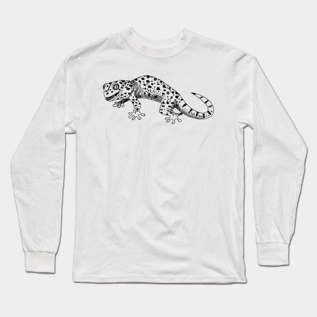 gecko Long Sleeve T-Shirt by VicaVeresk